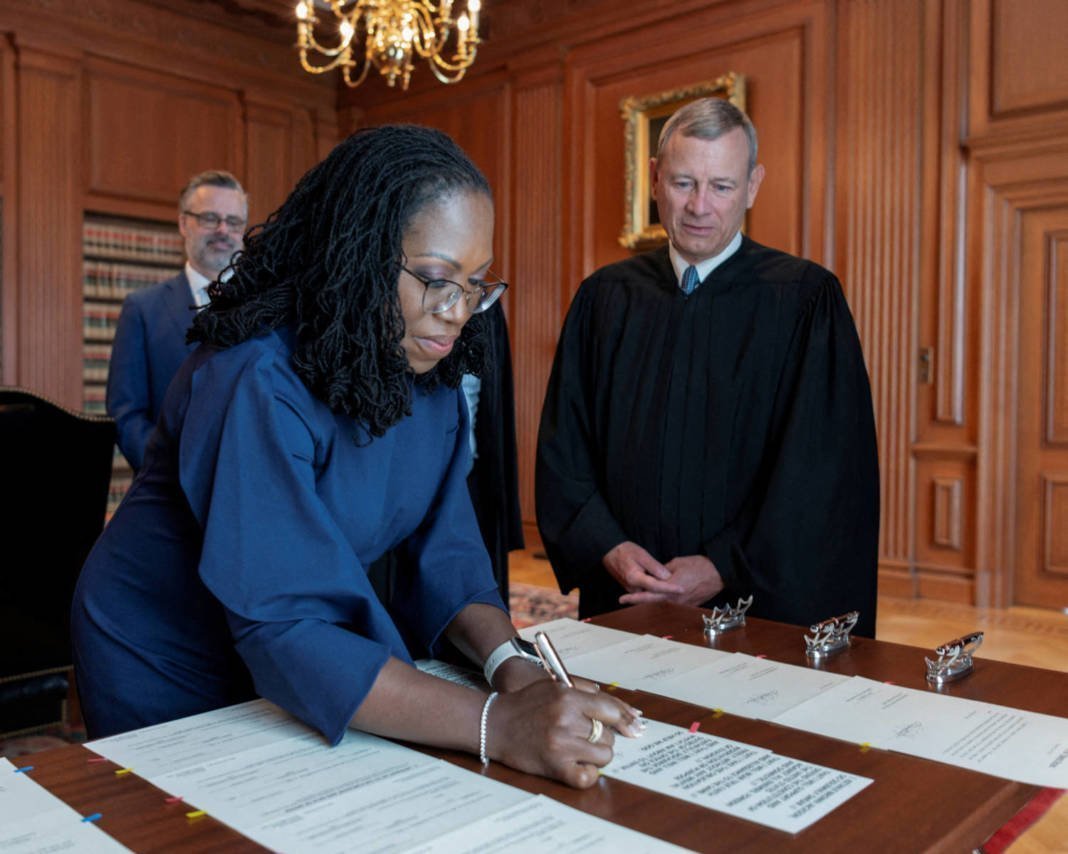 File Photo: Judge Ketanji Brown Jackson Is Sworn In As An Associate Justice Of The U.s. Supreme Court
