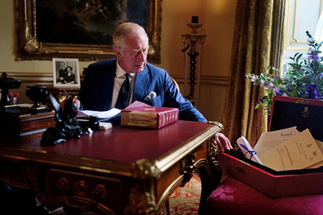 King Charles Pictured With Official Red Box In New Photo