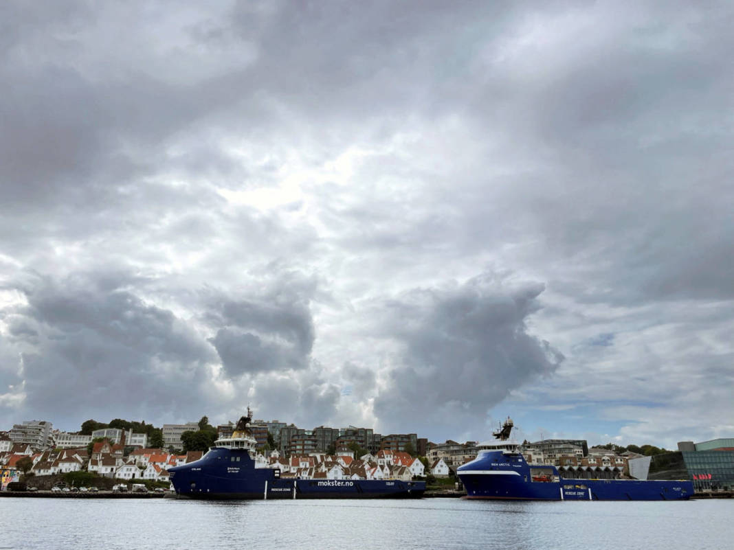 File Photo: Offshore Oil And Gas Platform Supply Vessels Are Docked At A Pier In Stavanger