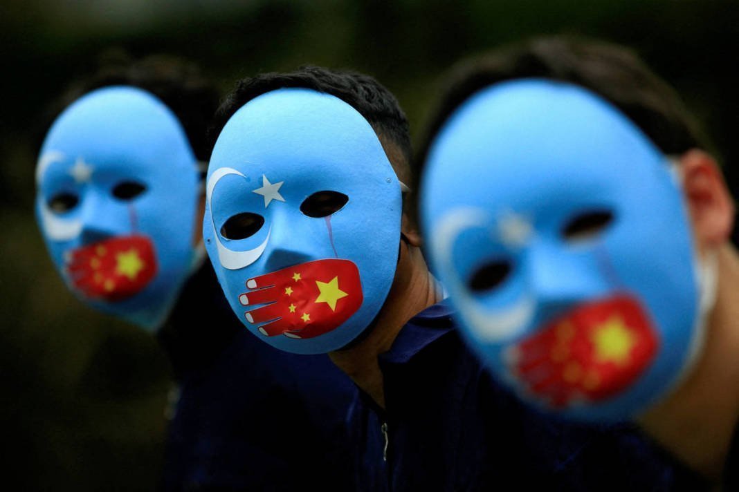 File Photo: Protest Against The China's Treatment Towards The Ethnic Uyghur People And Calling For A Boycott Of The 2022 Winter Olympics, In Jakarta