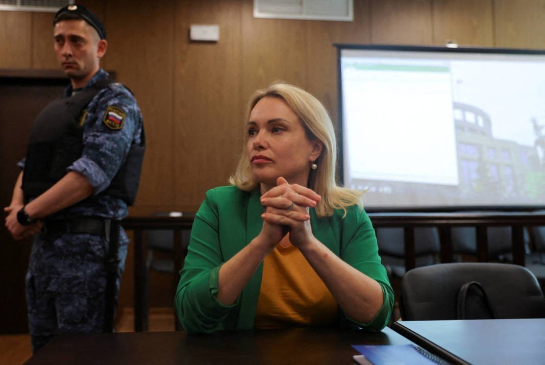File Photo: Former Russian State Tv Employee Marina Ovsyannikova Attends A Court Hearing In Moscow