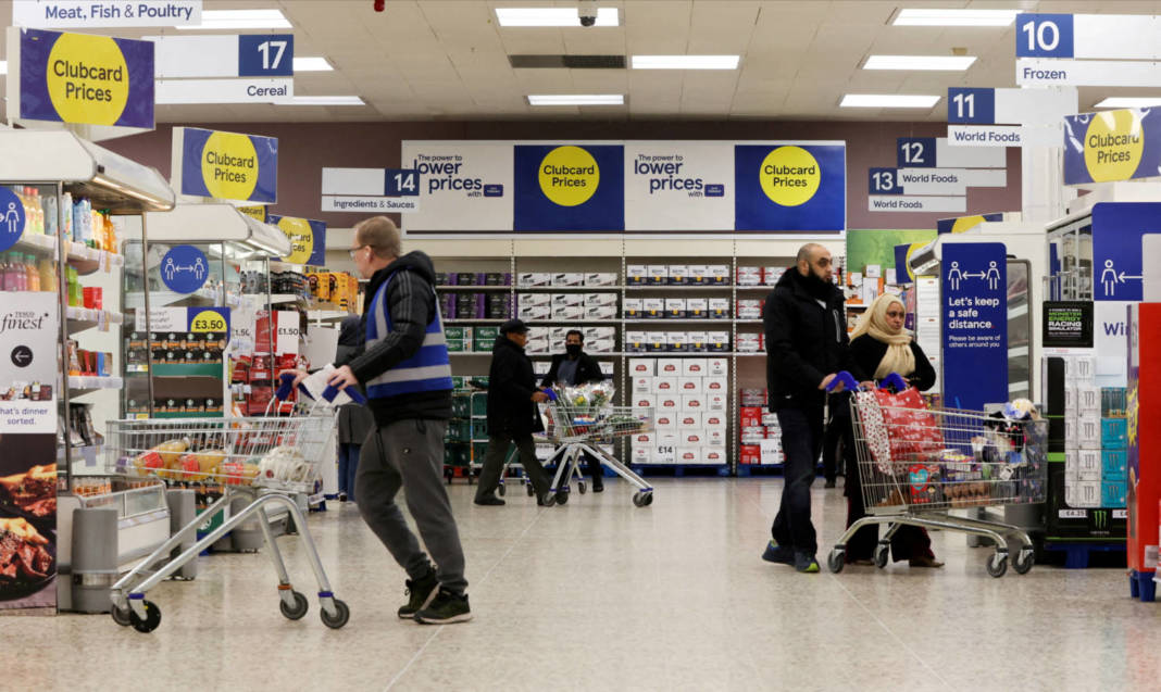 File Photo: Clubcard Branding Is Seen Inside A Branch Of A Tesco Extra Supermarket In London