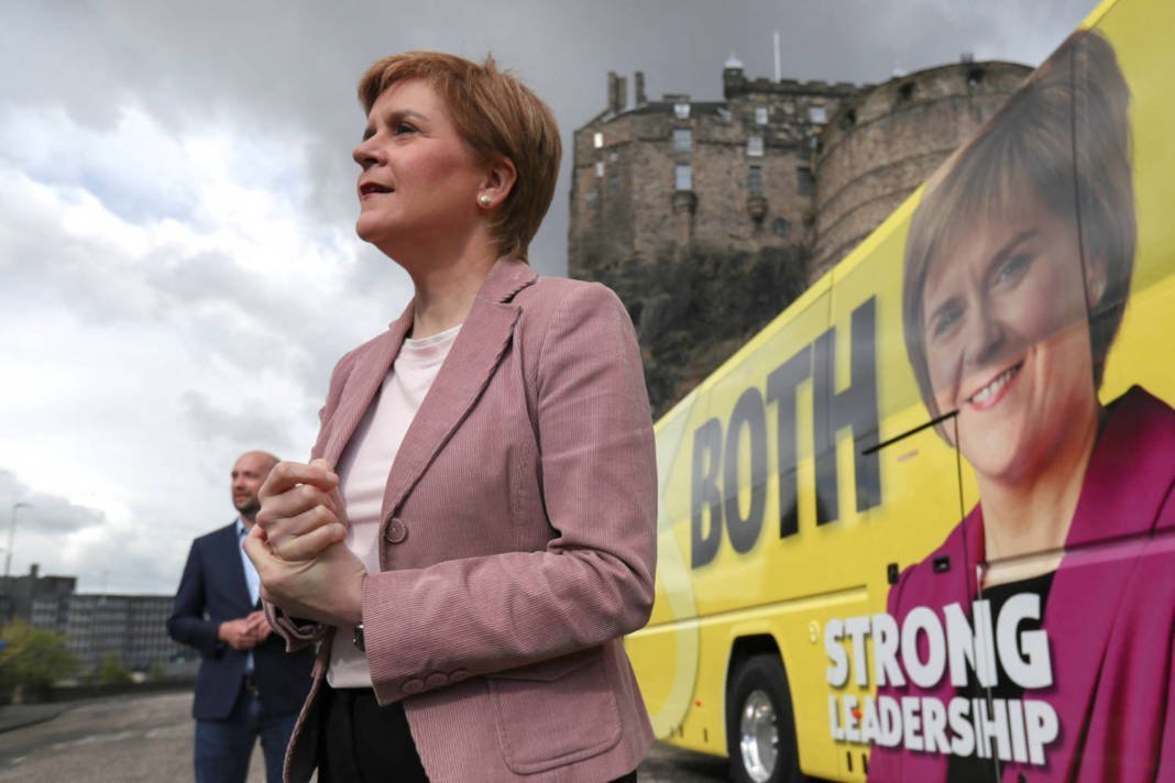 File Photo: Nicola Sturgeon Campaigns In Edinburgh