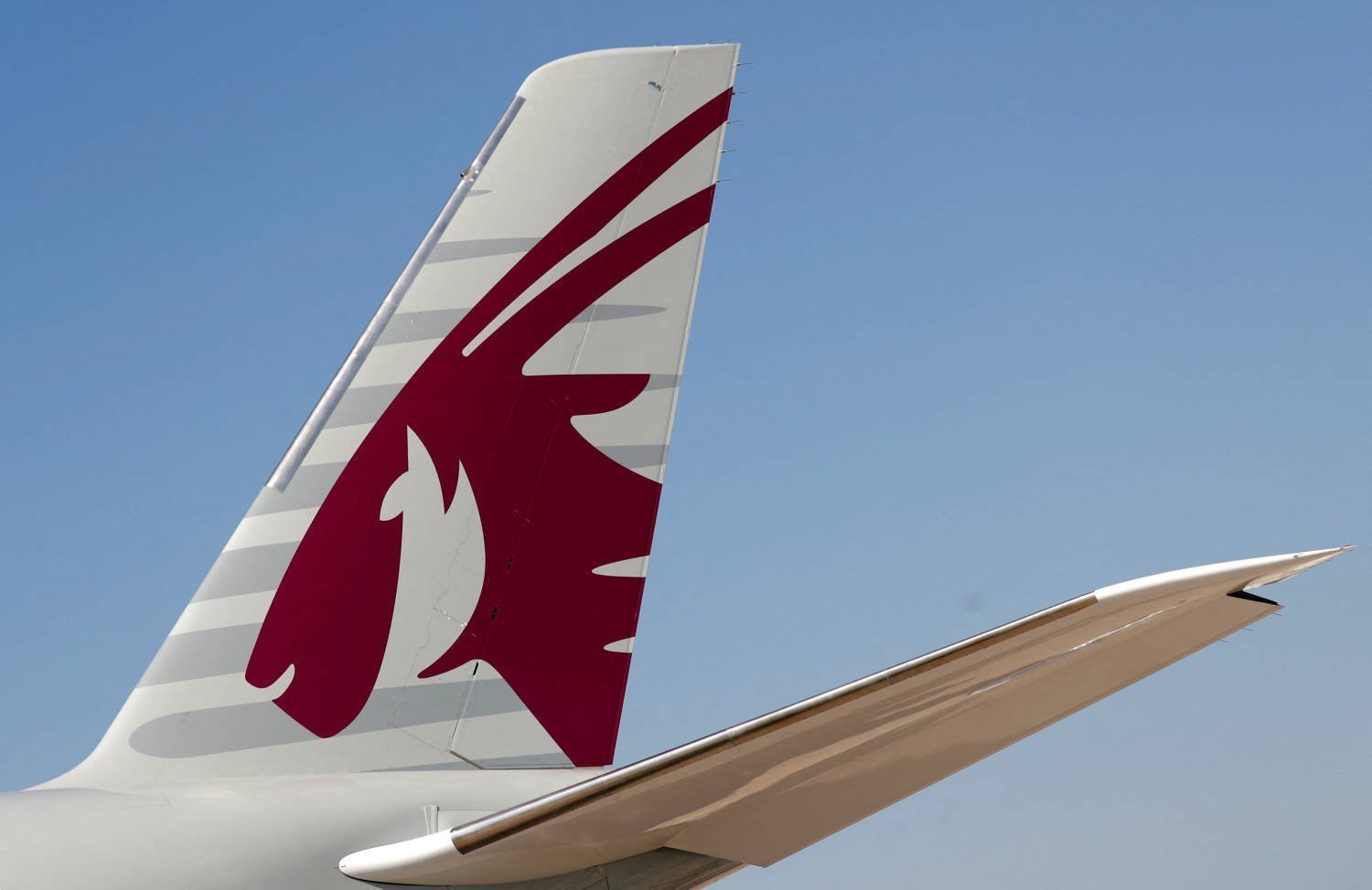 File Photo: A Qatar Airways Airbus A350 1000 Is Pictured At The Eurasia Airshow In The Mediterranean Resort City Of Antalya