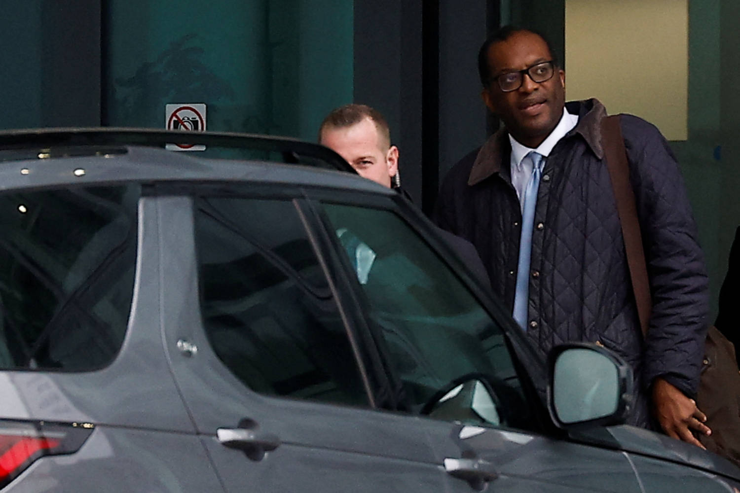 Chancellor Of The Exchequer Kwasi Kwarteng Leaves Heathrow Airport