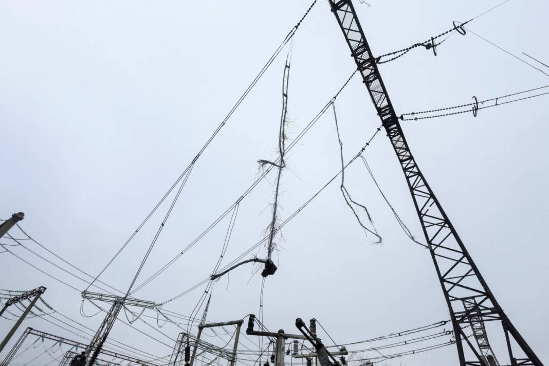 A High Voltage Substation Of Ukrenergo Damaged By Russian Military Strike In The Central Region Of Ukraine