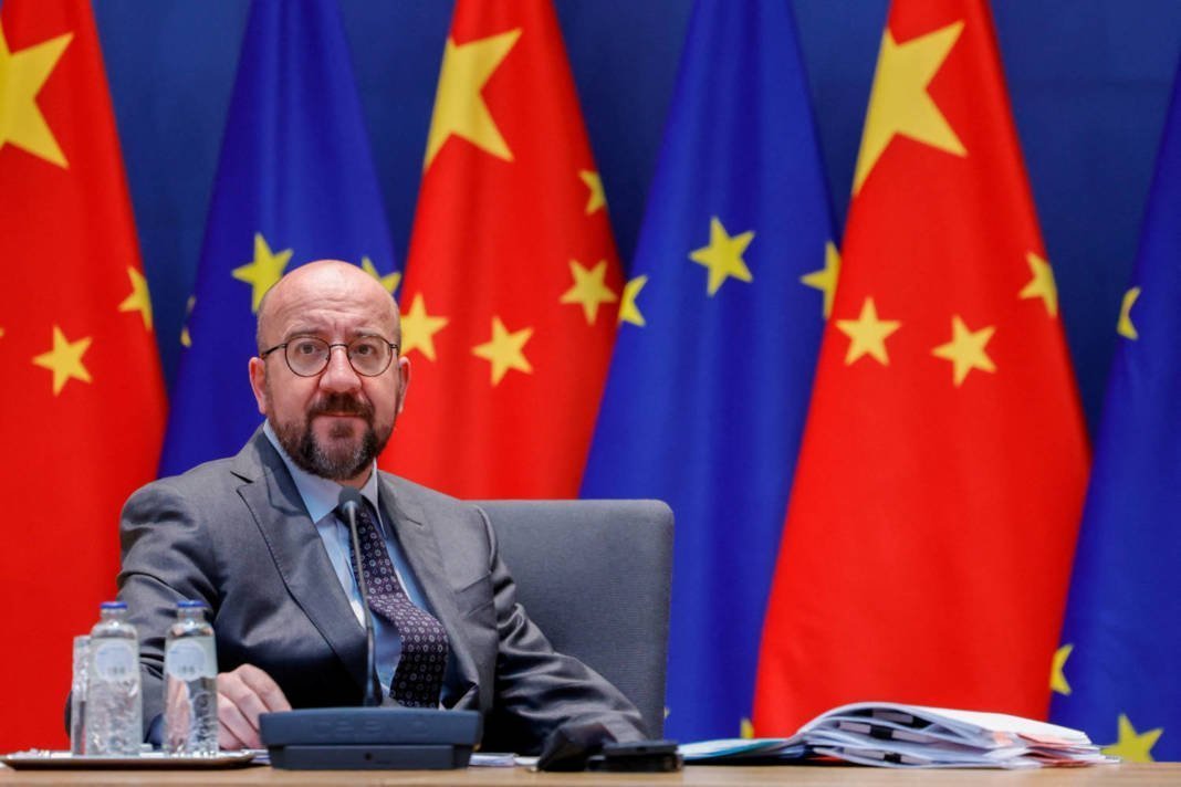 File Photo: Eu China Virtual Summit In Brussels