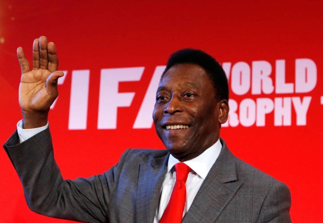 File Photo: Brazilian Soccer Great Pele Attends A News Conference In 2014 To Present The Fifa World Cup Global 