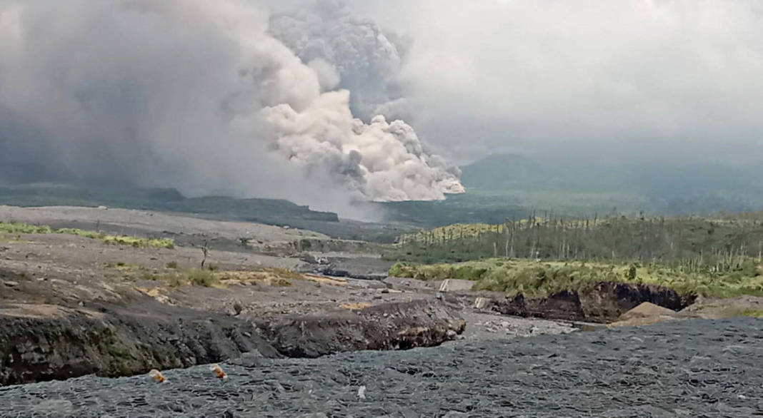 Mount Semeru Volcano Eruption