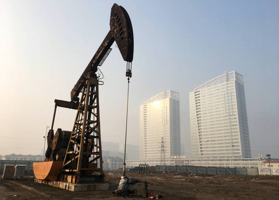 File Photo: Pumpjack Is Seen At The Sinopec Operated Shengli Oil Field In Dongying, Shandong