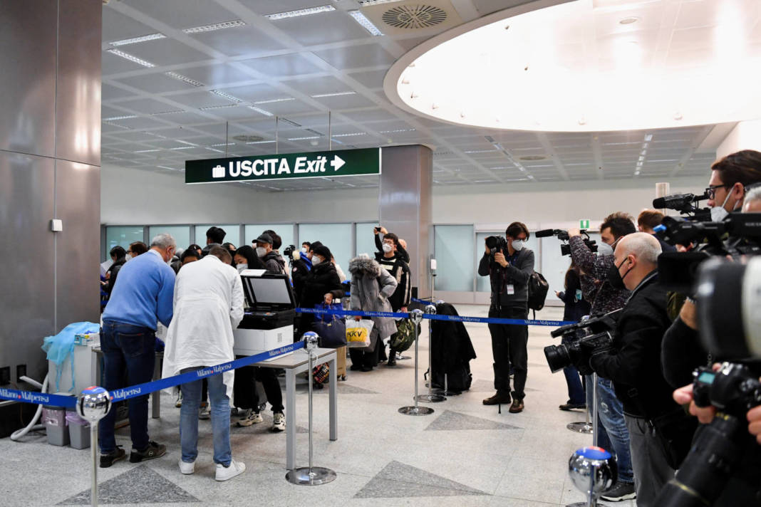 Italy Imposes Mandatory Covid 19 Tests For Travellers From China