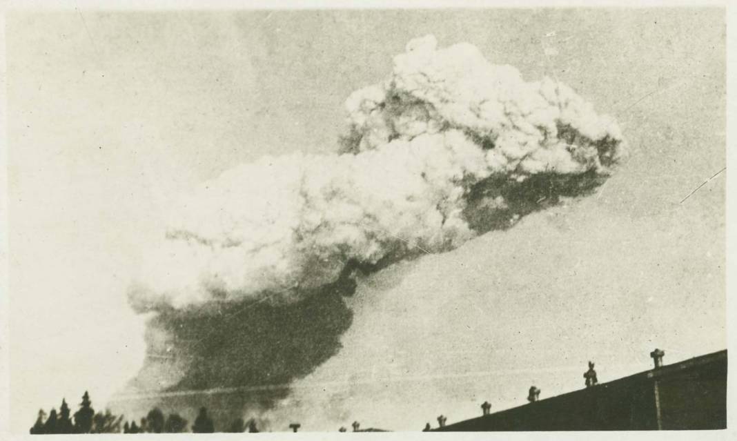Blast Cloud From The Halifax Explosion, December 6, 1917