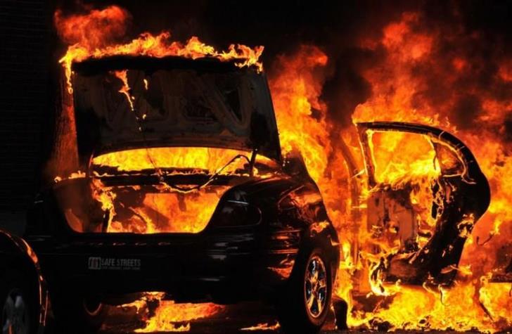 Burned Car