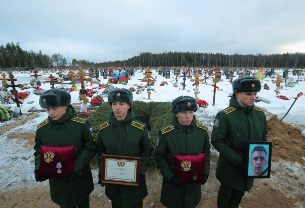 Funeral For A Wagner Group Fighter In Saint Petersburg