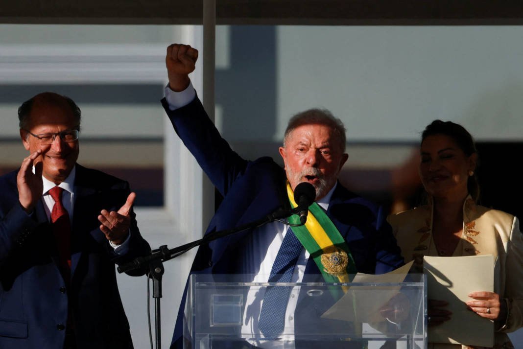 Luiz Inacio Lula Da Silva Takes Office As Brazil's President In Brasilia