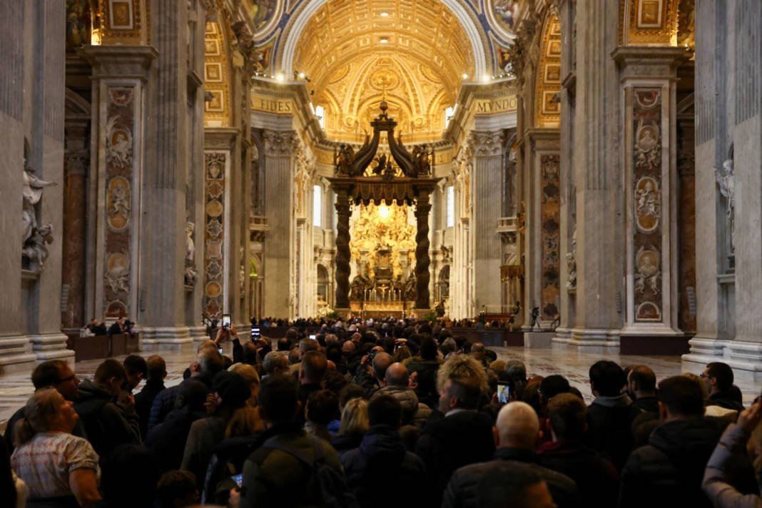 Faithful Pay Respects To Former Pope Benedict In St. Peter's Basilica, At The Vatican