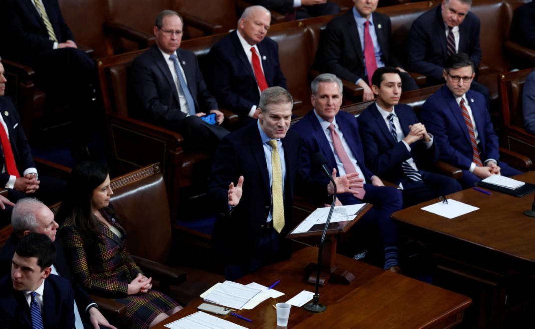 U.s. Representatives Vote On A New Speaker Of The House On The First Day Of The 118th Congress At The U.s. Capitol In Washington