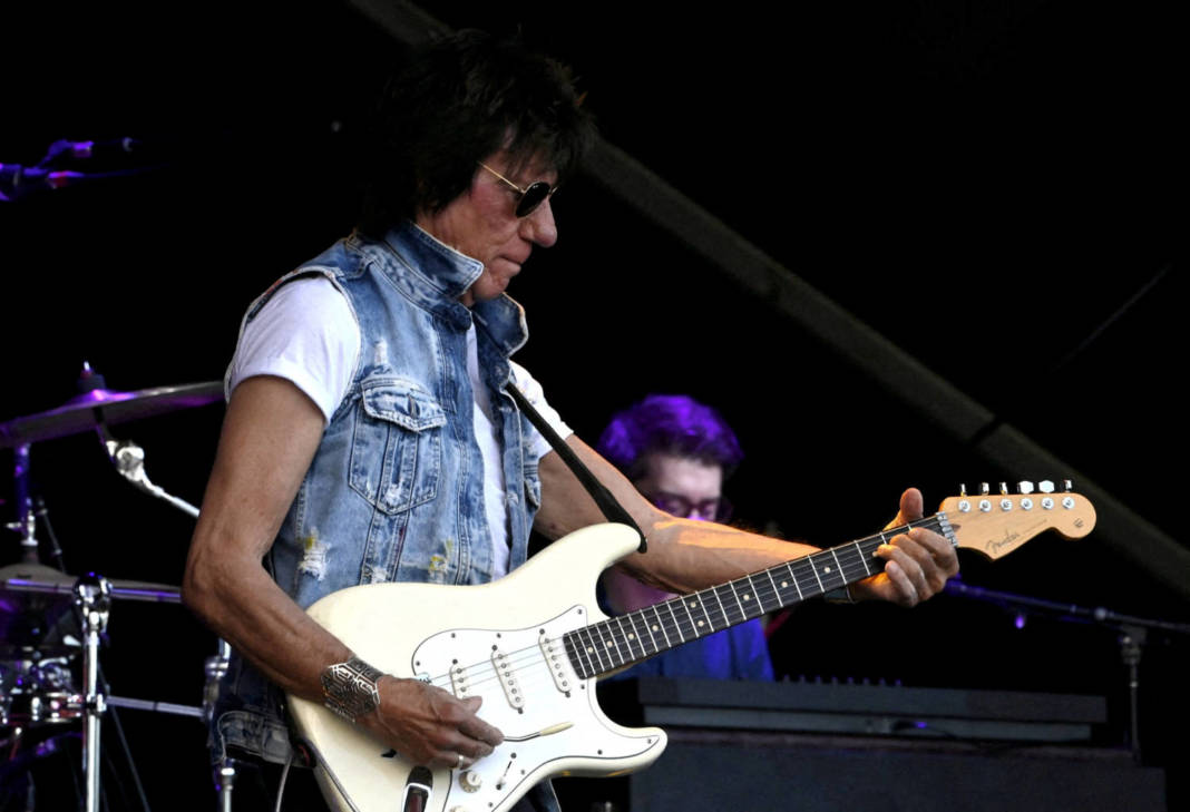 File Photo: Musician Jeff Beck Performs During The Helsinki Blues Festival, In Helsinki