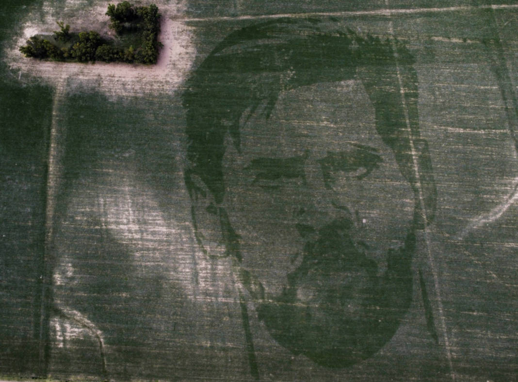 Argentine Corn Field Grows With The Face Of World Cup Winner Messi