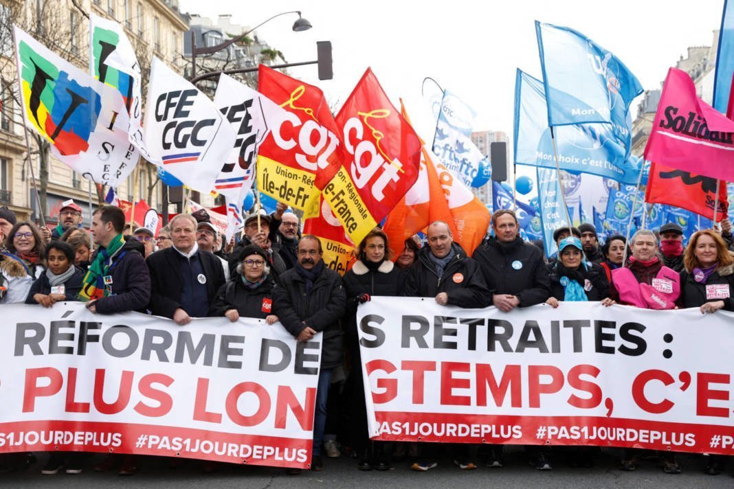 Nationwide Strike In France Against Pension Reform