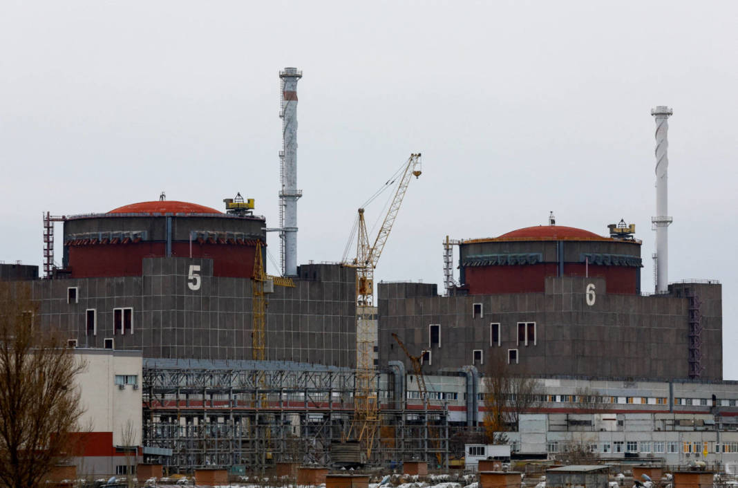 File Photo: A View Shows The Zaporizhzhia Nuclear Power Plant Outside Enerhodar