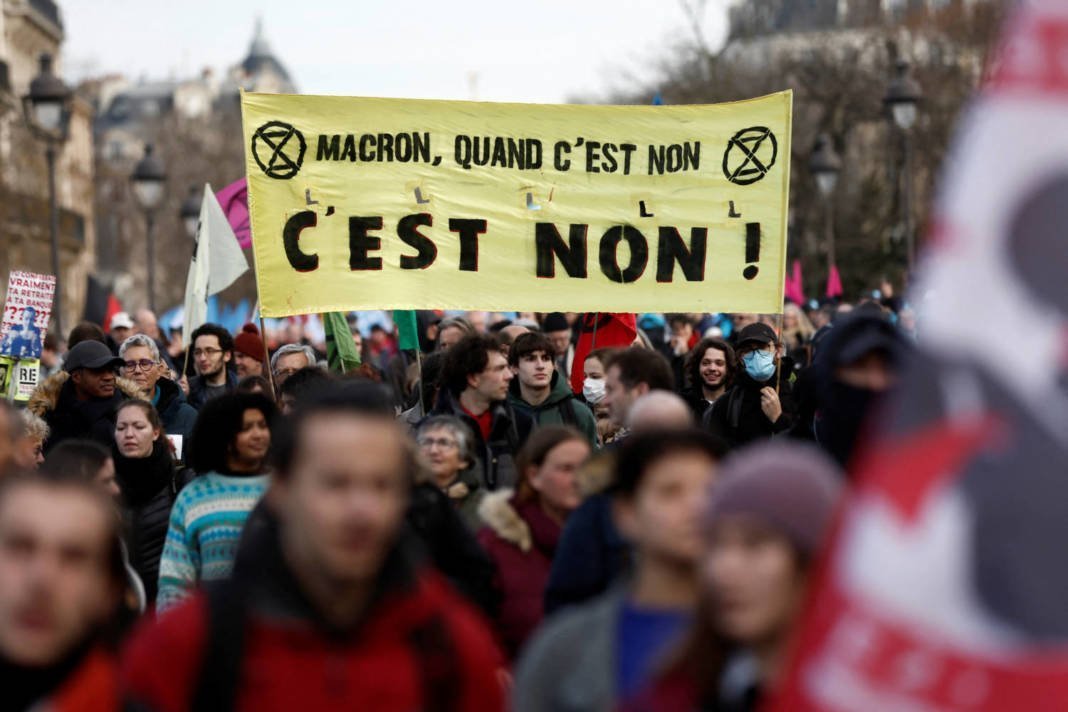 Fifth National Day Of Protest In France Against The Pension Reform