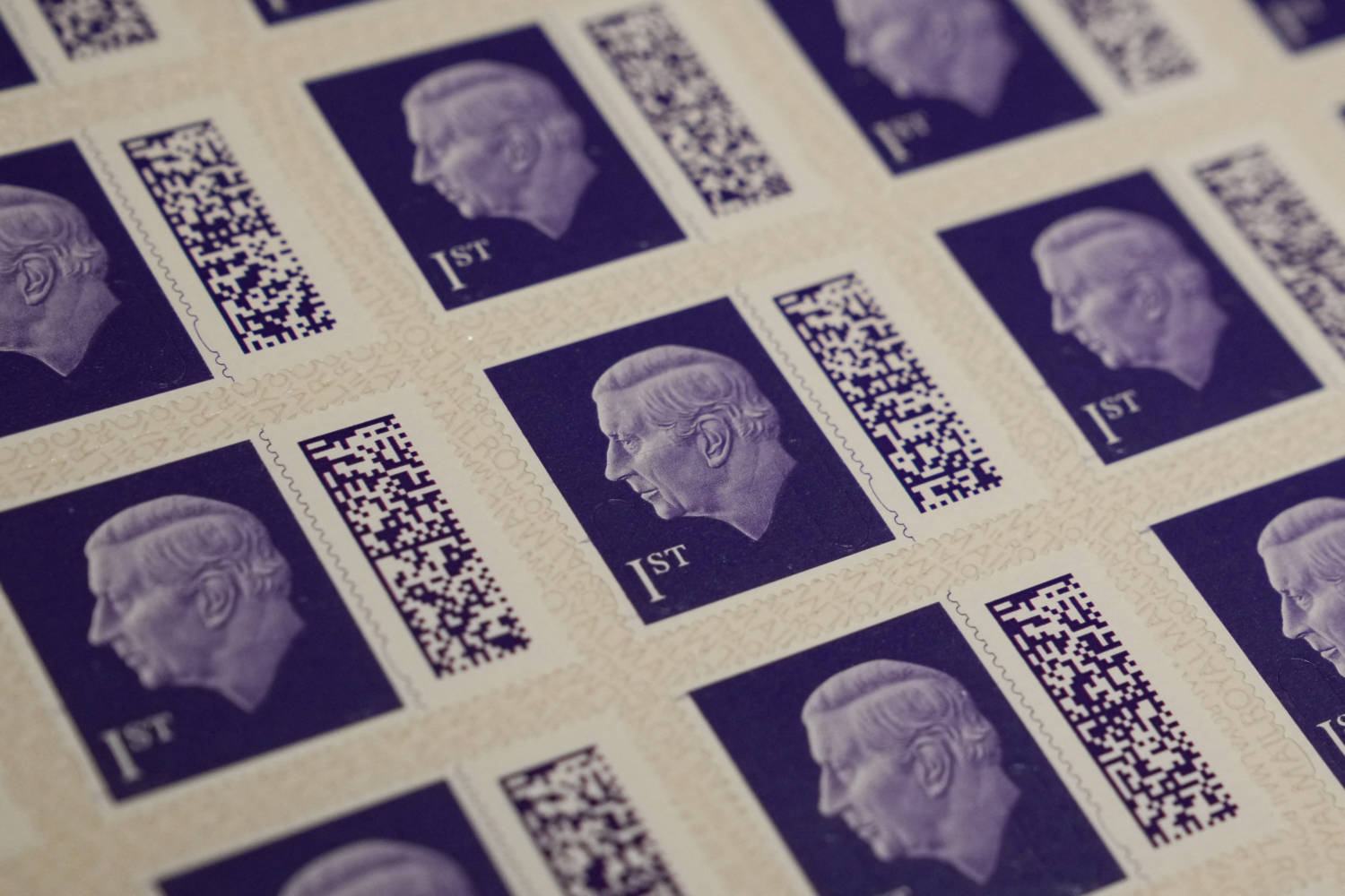 Britain's Royal Mail Presents The New King Charles Definitive Stamp