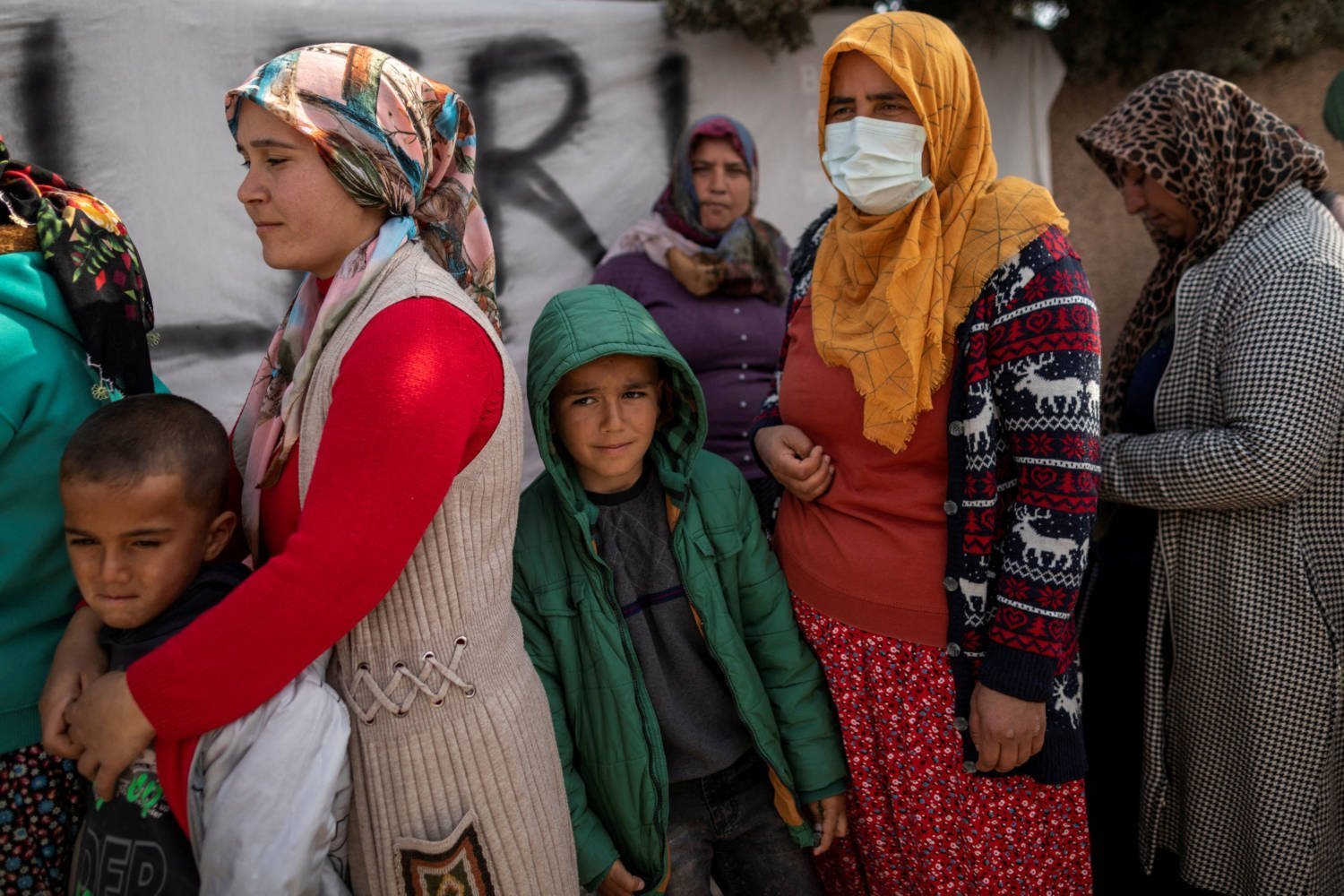 Turkey Quake Victims Queue For Aid In Hatay