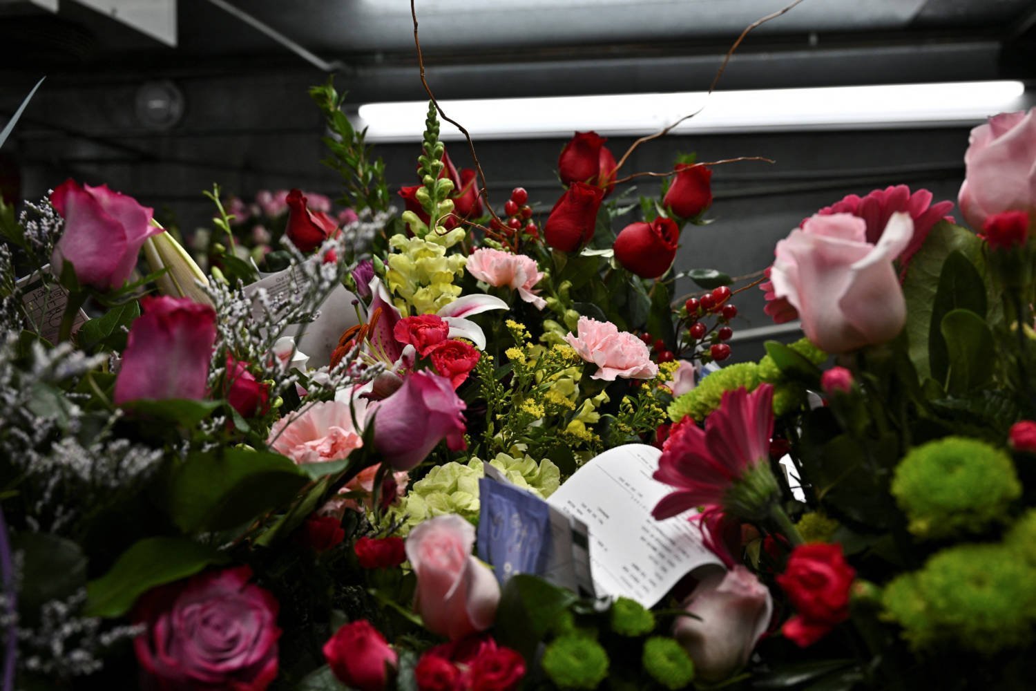 Florists Prepare Flowers For Valentine's Day Orders In Kentucky