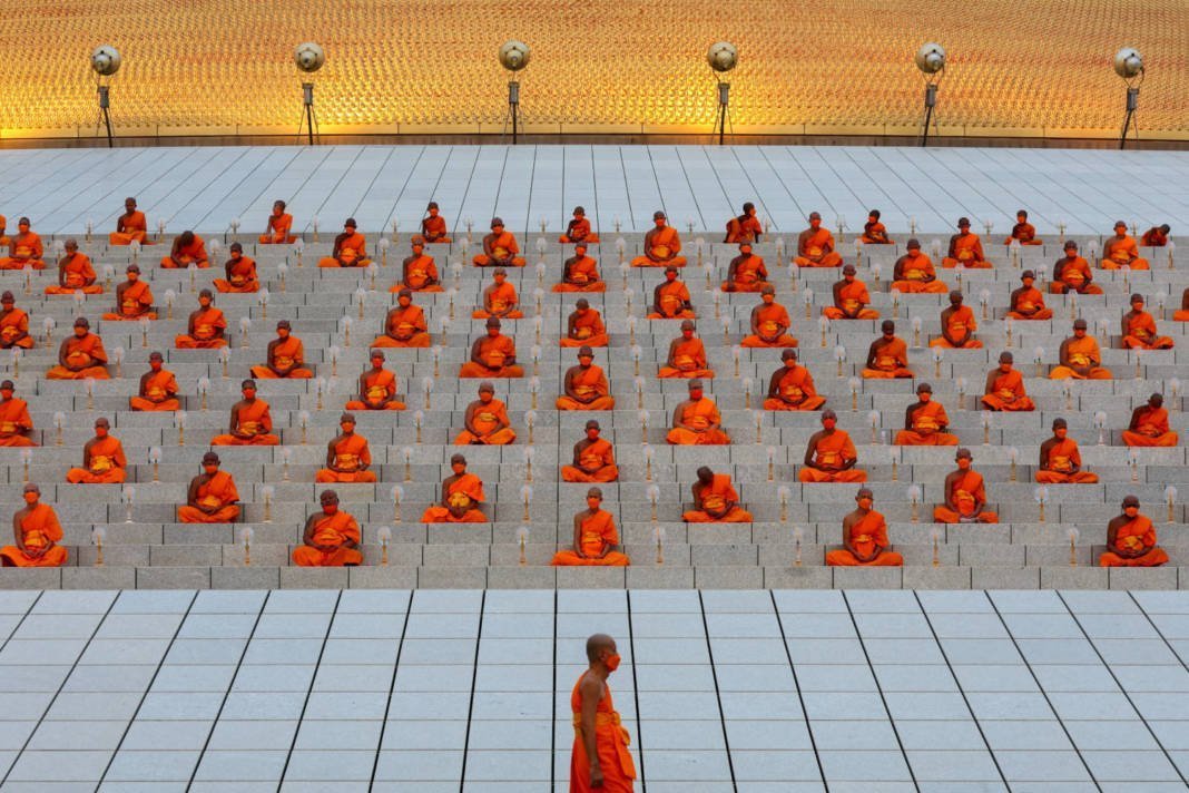 Makha Bucha Day At The Wat Phra Dhammakaya Temple