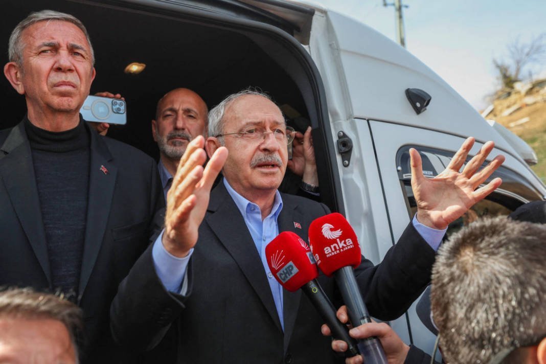Chp Leader And Presidential Candidate Of The Six Party Main Opposition Alliance Kilicdaroglu Visits Earthquake Survivors In Kahramanmaras