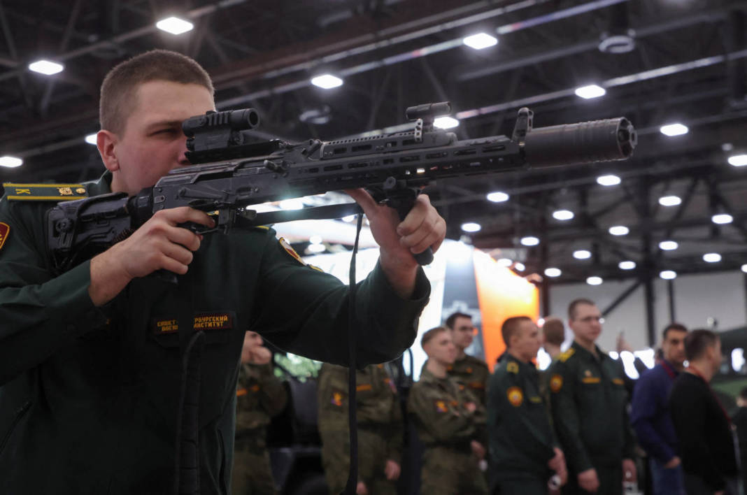 Russian National Guard's Security Exhibition In Saint Petersburg