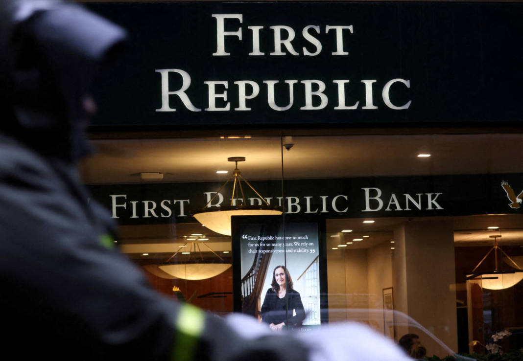 File Photo: First Republic Bank Branch In Midtown Manhattan In New York City