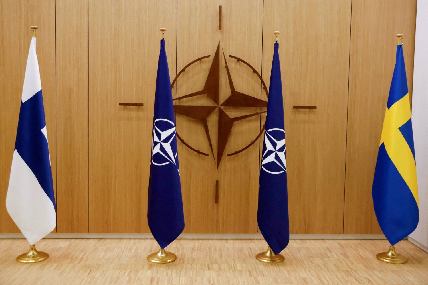 File Photo: File Photo: Nato Holds Ceremony To Mark Sweden's And Finland's Application For Membership In Brussels
