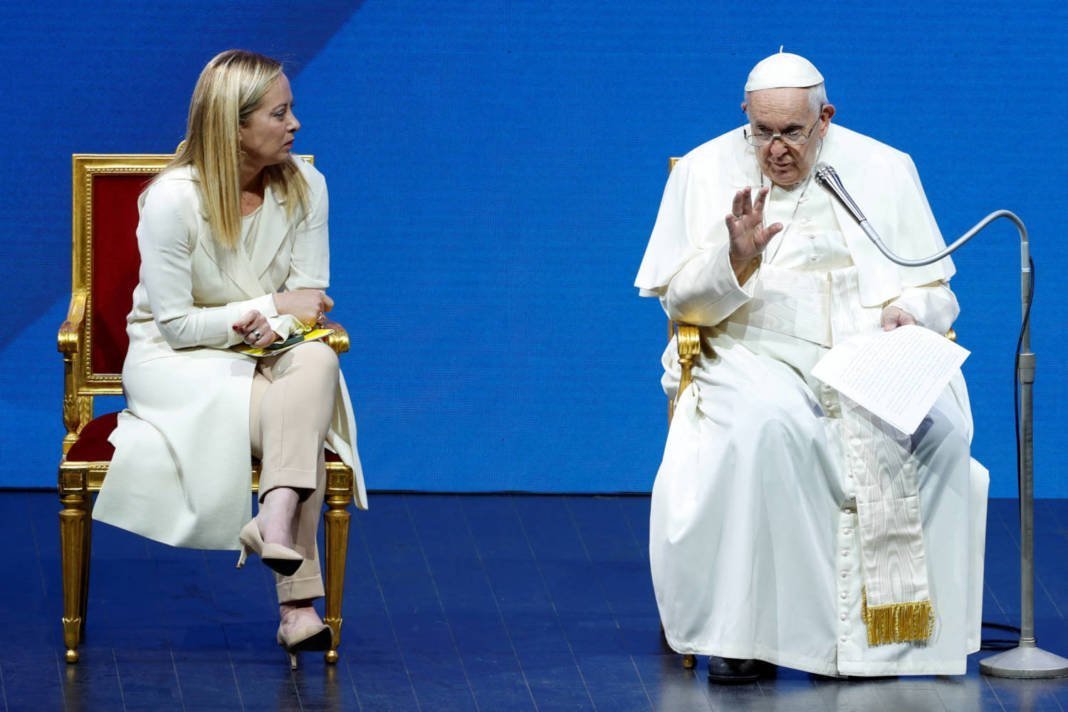 Pope Francis Attends A National Confront On Demographics In Rome