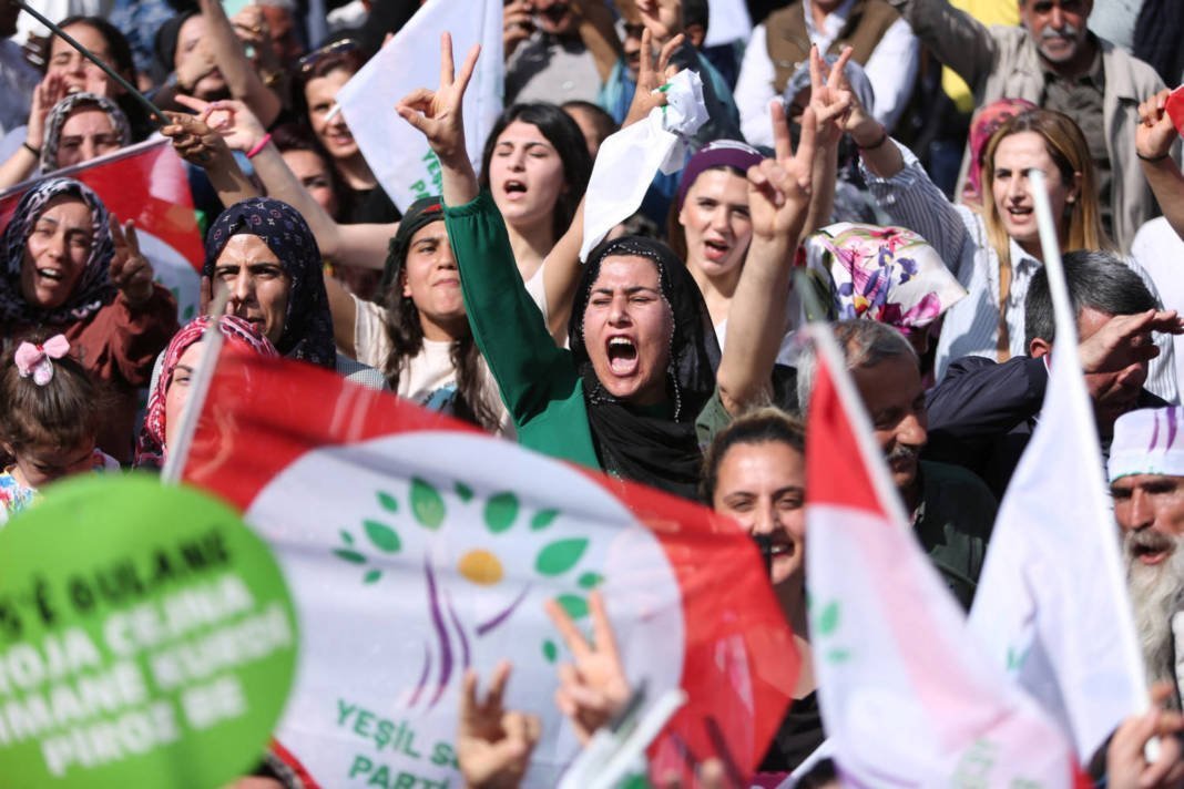 File Photo: Pro Kurdish Green Left Party Supporters Attend A Rally Ahead Of Elections, In Diyarbakir