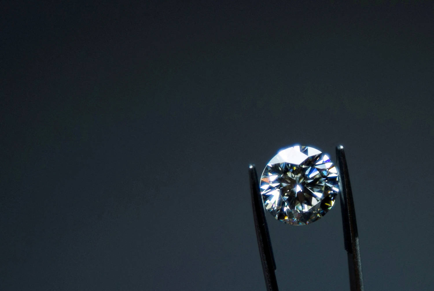 File Photo: A Diamond Is Displayed At The Certification Level At The Hrd Antwerp Institute Of Gemmology At The Antwerp World Diamond Centre