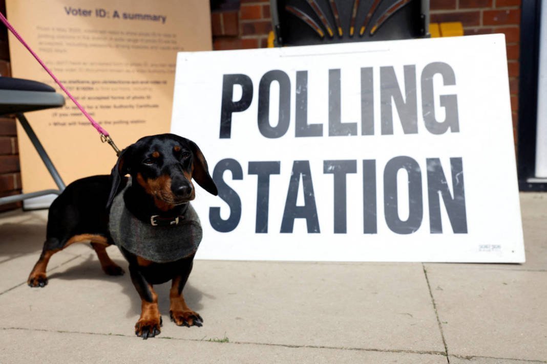 People Take Part In Local Elections, In St Albans