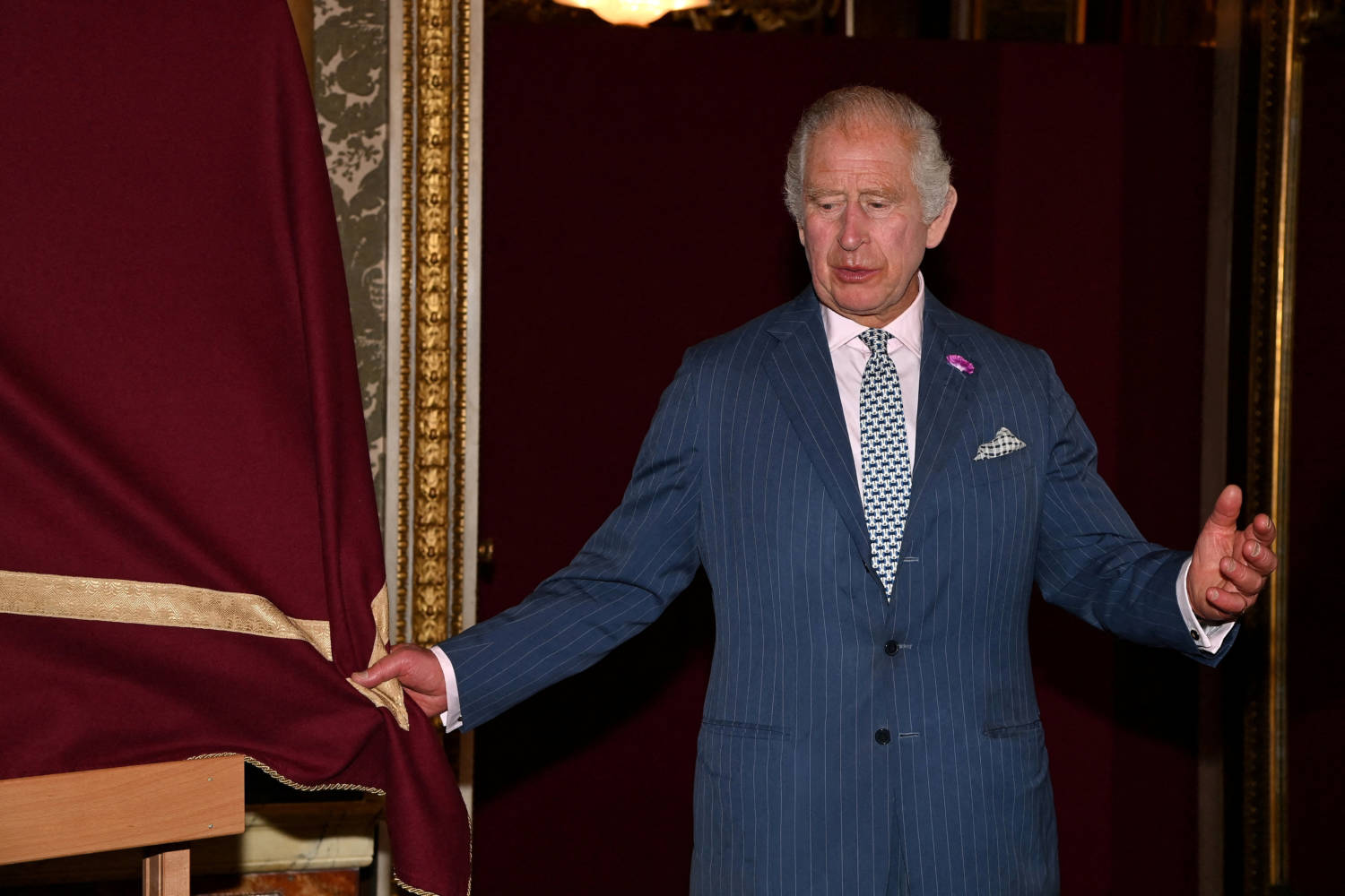 Britain's King Charles Hosts A Space Sustainability Event At Buckingham Palace
