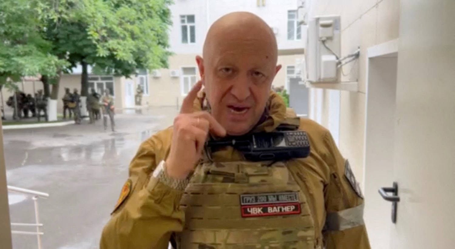 Founder Of Wagner Private Mercenary Group Yevgeny Prigozhin Speaks In The Headquarters Of The Russian Southern Army Military Command Center In The City Of Rostov On Don