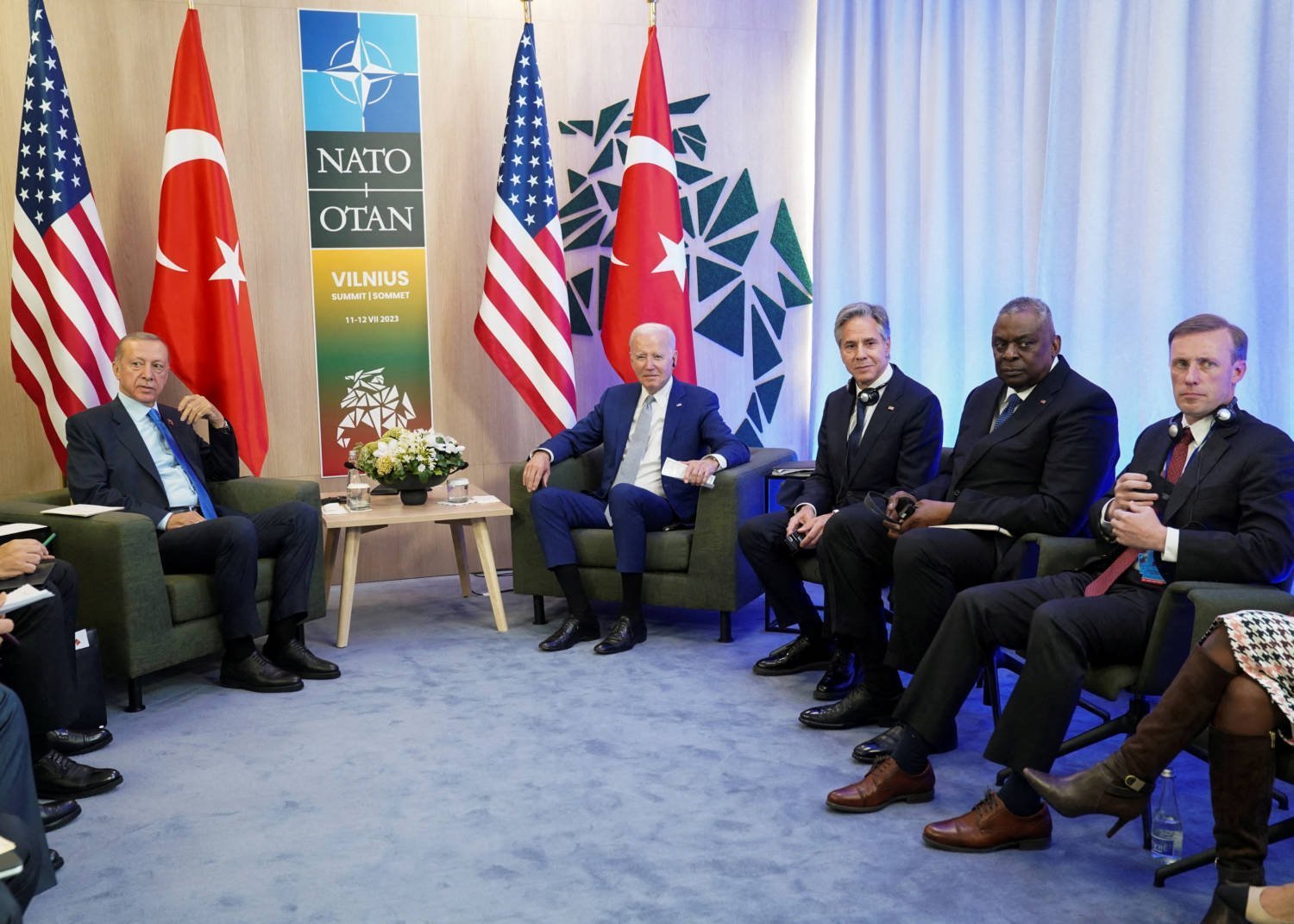 U.s. President Joe Biden Meets With Turkish President Tayyip Erdogan At The Nato Summit In Vilnius