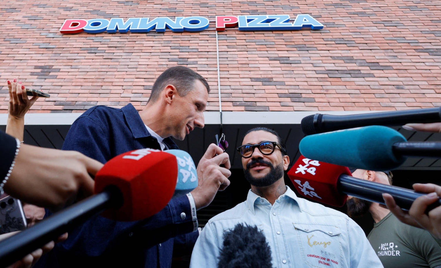 Opening Of Domino Pizza Restaurant Chain In Moscow