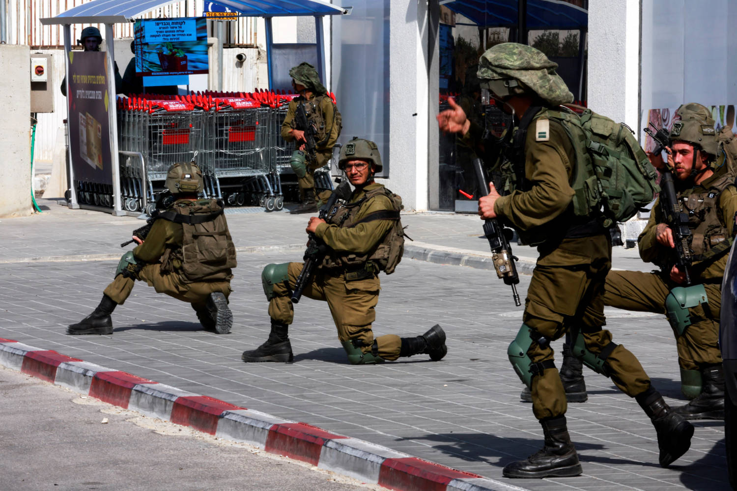 Israeli Soldiers Work To Secure Residential Areas Following A Mass Infiltration By Hamas Gunmen From The Gaza Strip, In Sderot