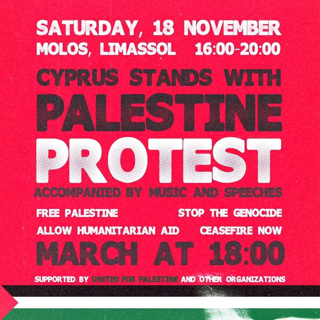 Palestine Protest Limassol