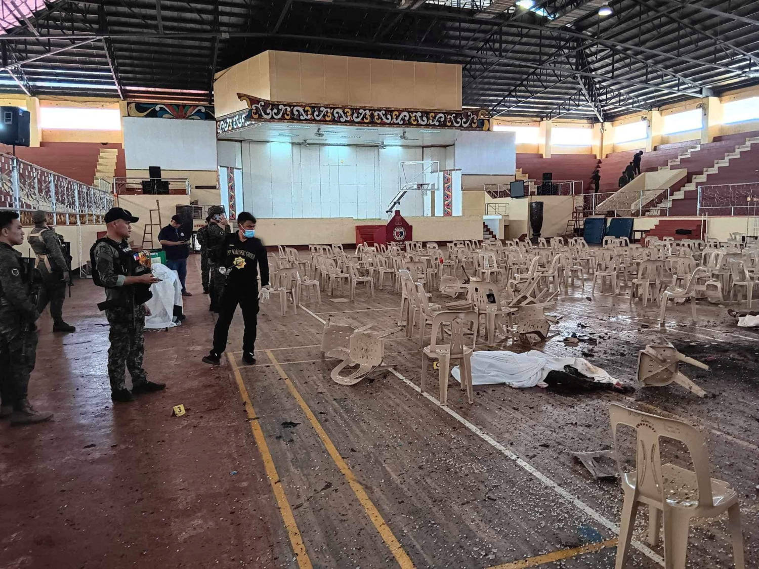 File Photo: Aftermath Of Explosion During A Catholic Mass At Mindanao State University In Marawi