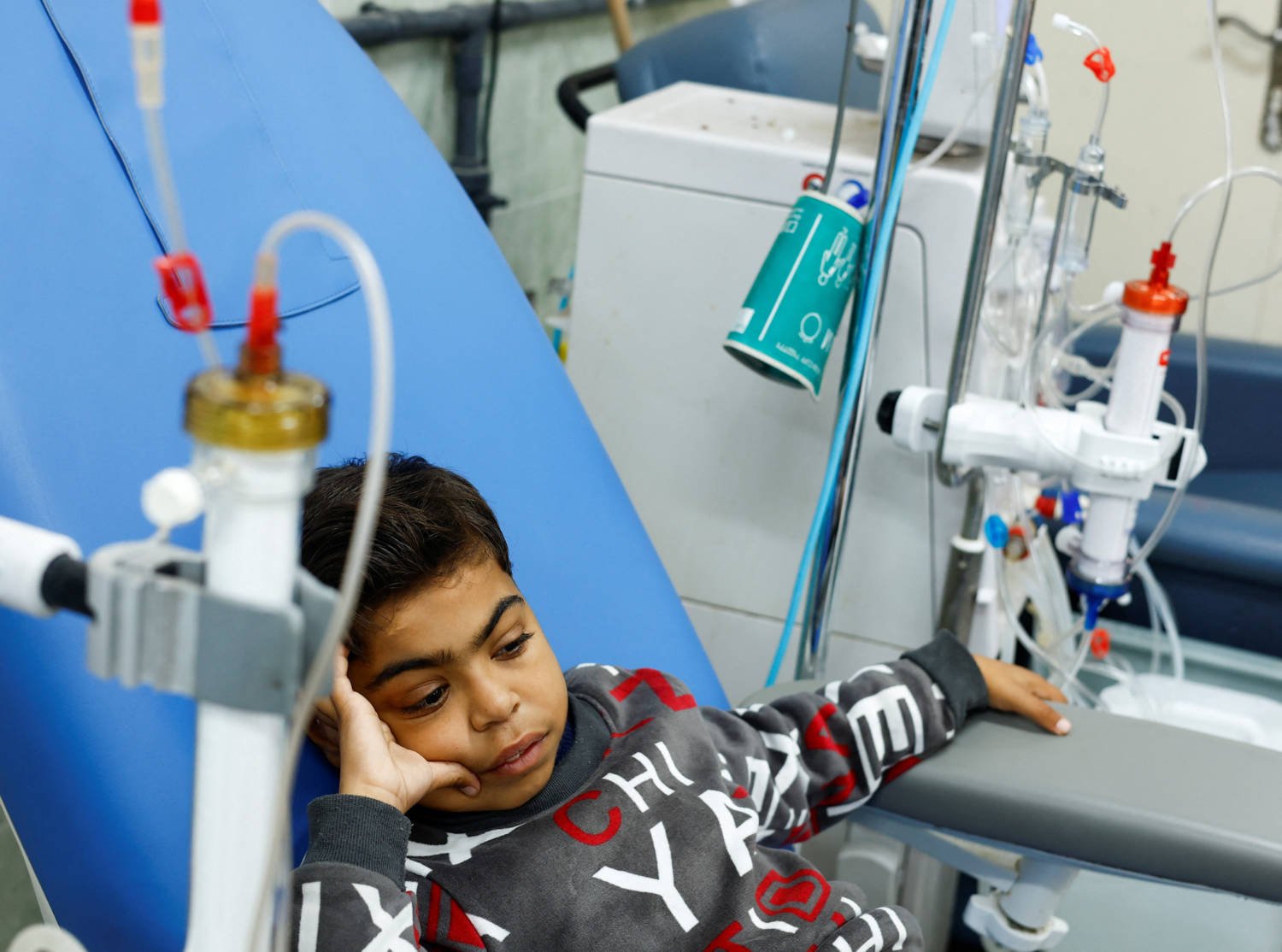 Gaza Boy On Dialysis Afraid He Will Never See His Family Again