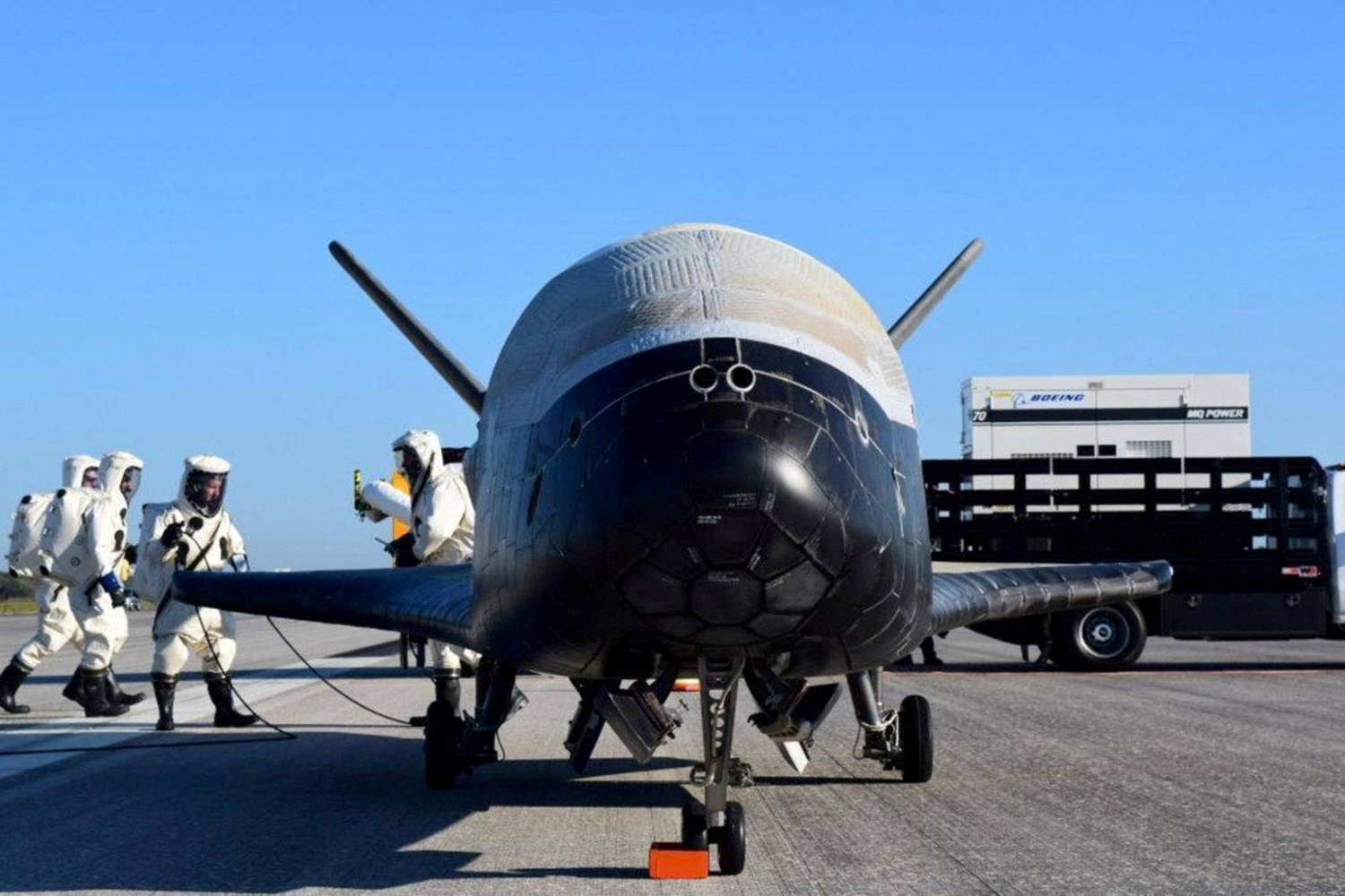File Photo: Handout Out The U.s. Airforce's X 37b Orbital Test Vehicle Mission 4 After Landing At Nasa's Kennedy Space Center Shuttle Landing Facility In Cape Canaveral