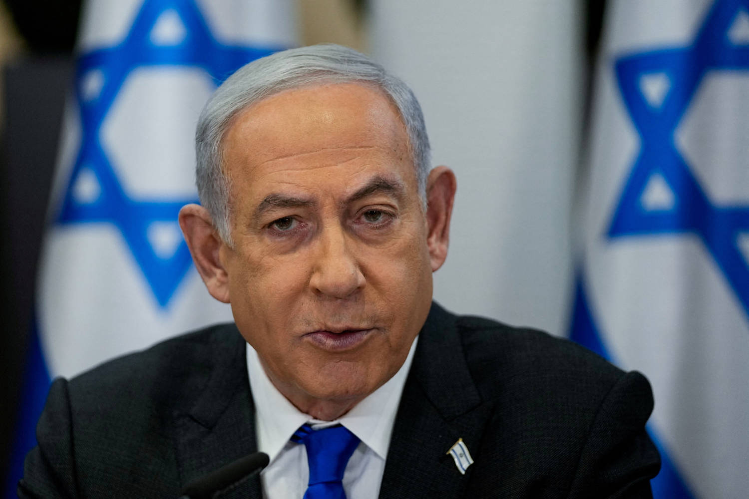 File Photo: Israeli Pm Netanyahu Chairs Cabinet Meeting At Hakirya Base, Tel Aviv
