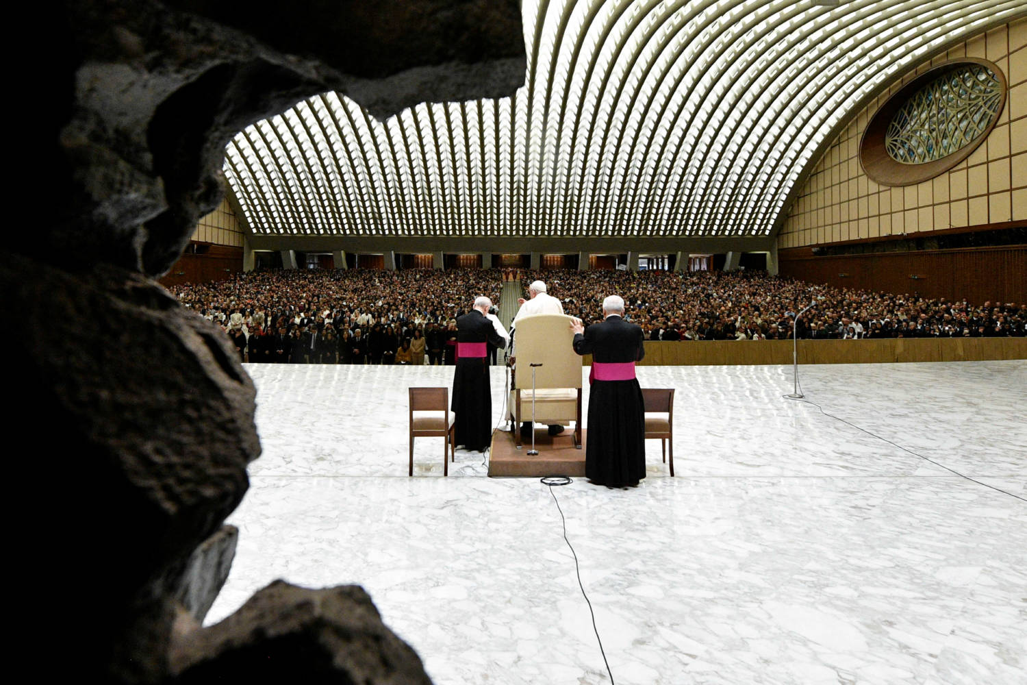 Pope Francis Holds A Weekly Audience At The Vatican