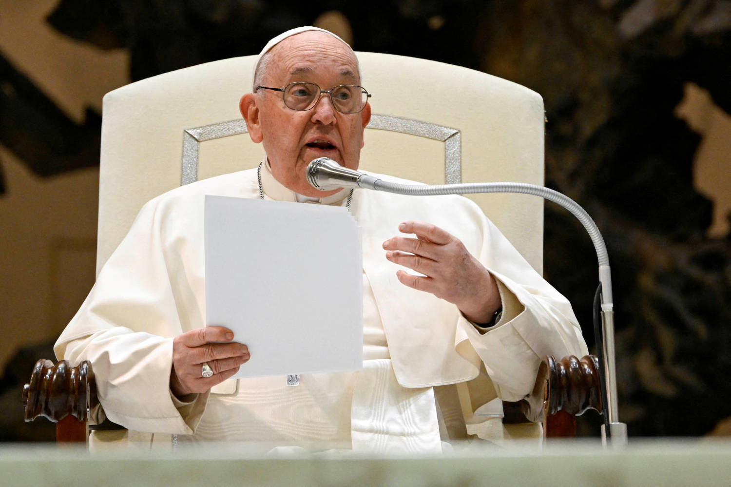 Pope Francis Holds Weekly Audience At The Vatican
